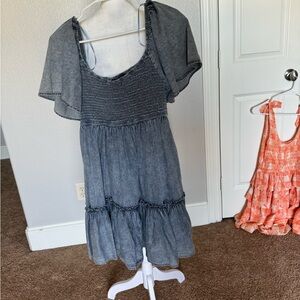 Denim looking dress